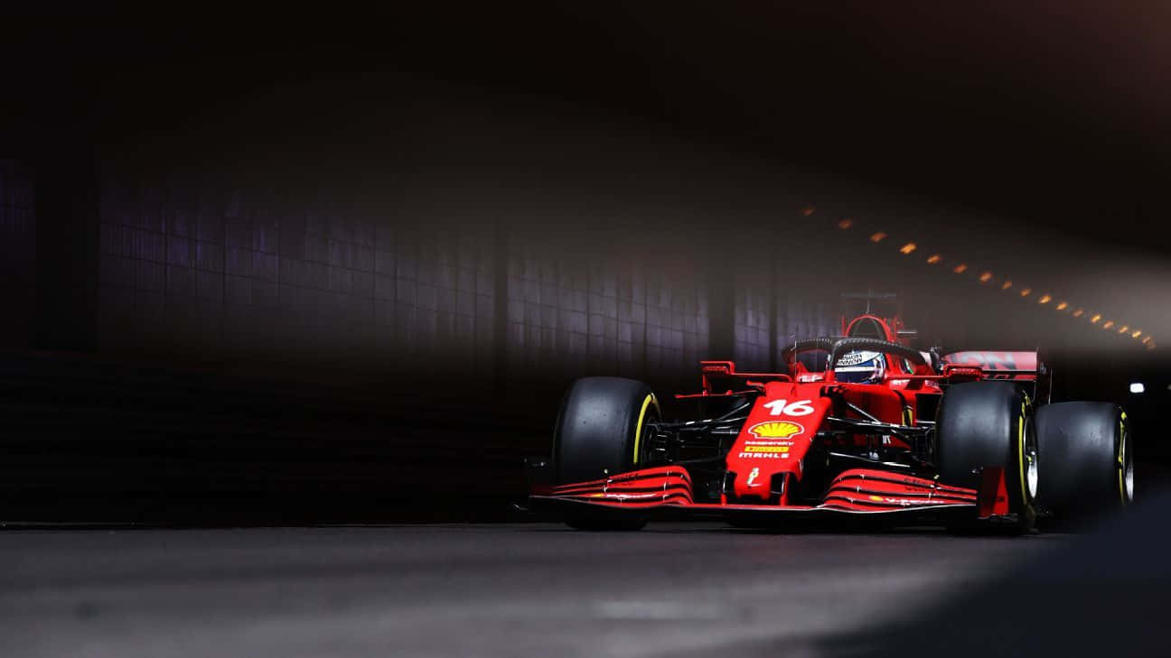 "Ferrari F1 Taking the Track by Storm" Wallpaper