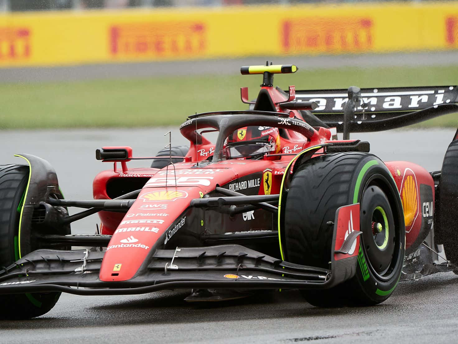Ferrari F1 Carin Action Wallpaper