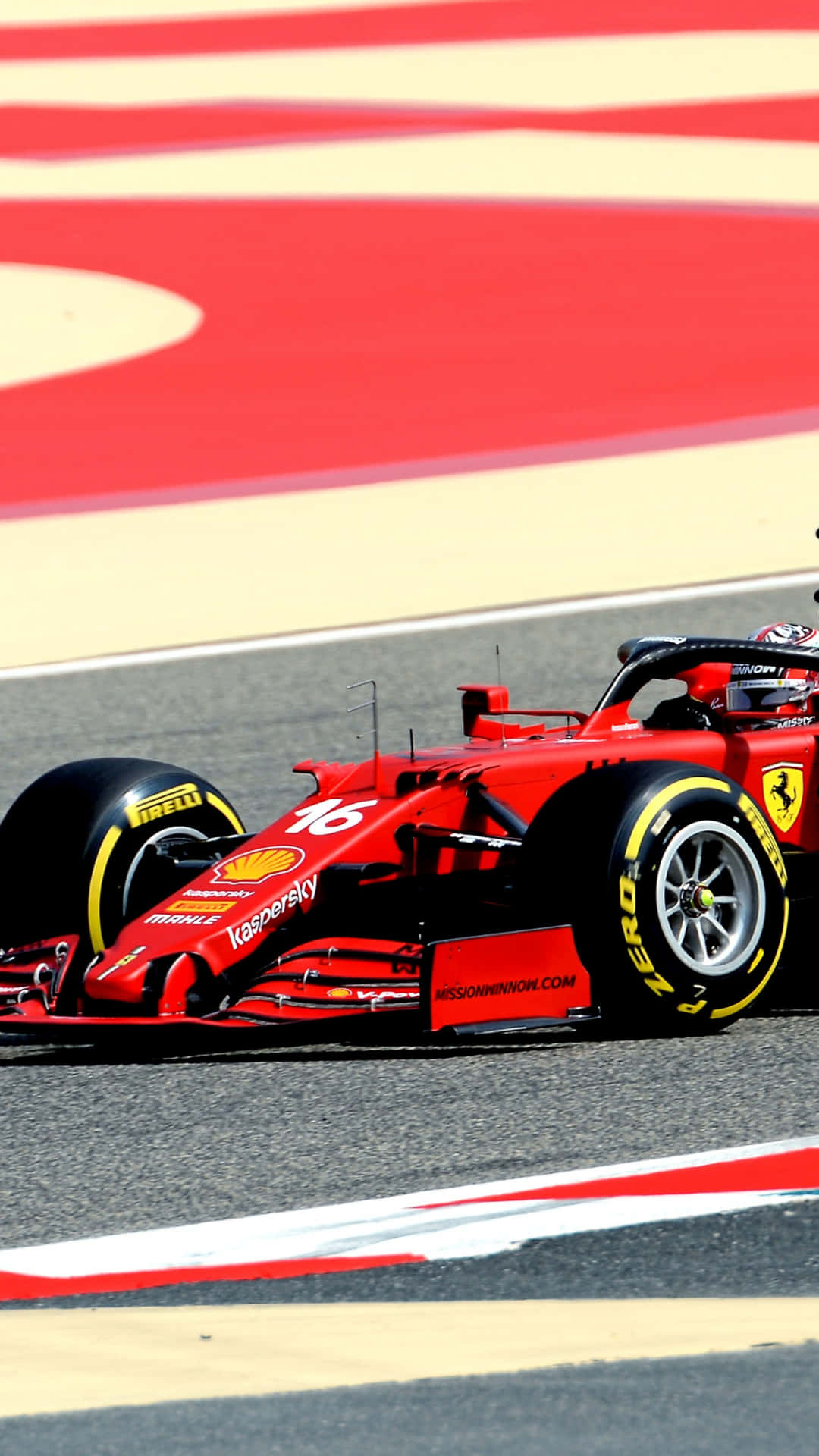 Ferrari F1 Racing Action Wallpaper