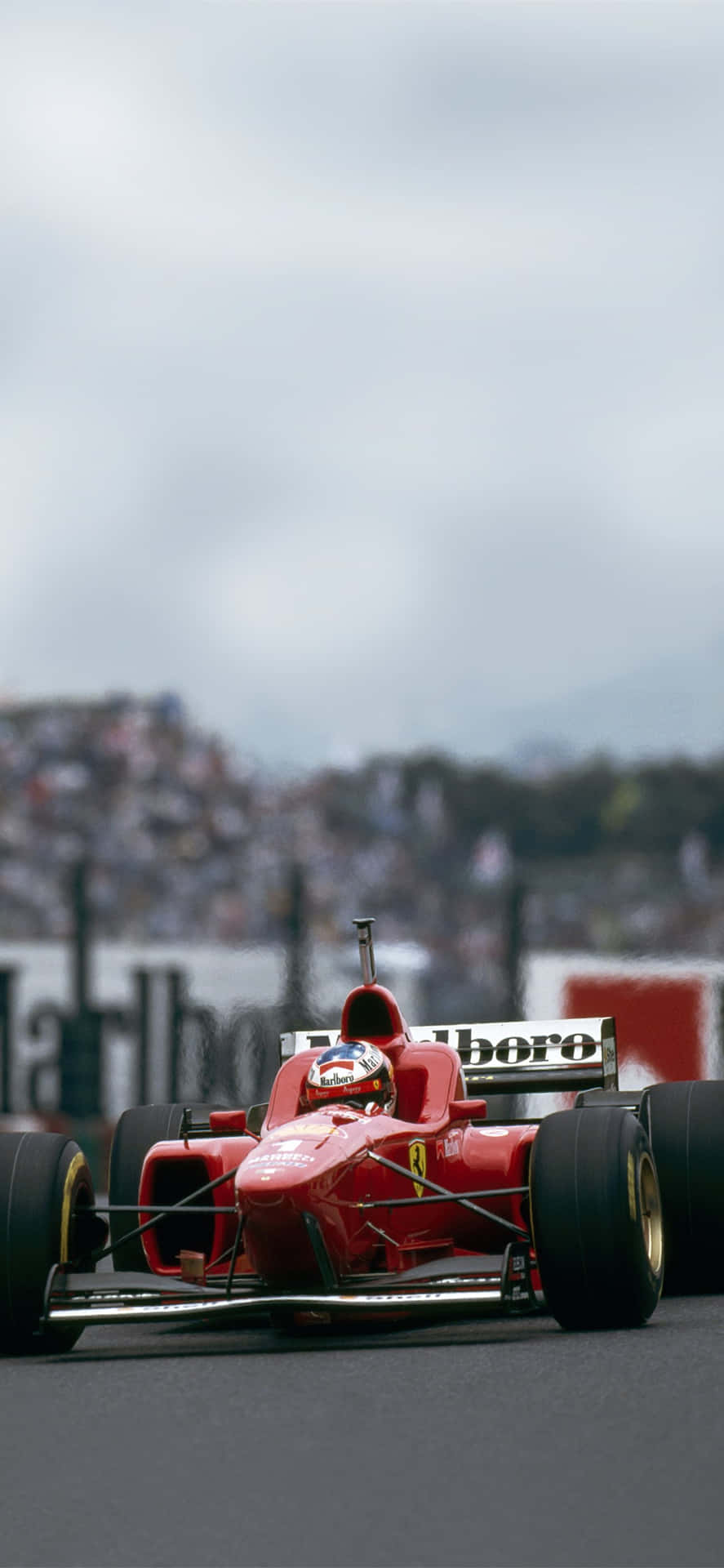 Ferrari F1 Racing Action Wallpaper