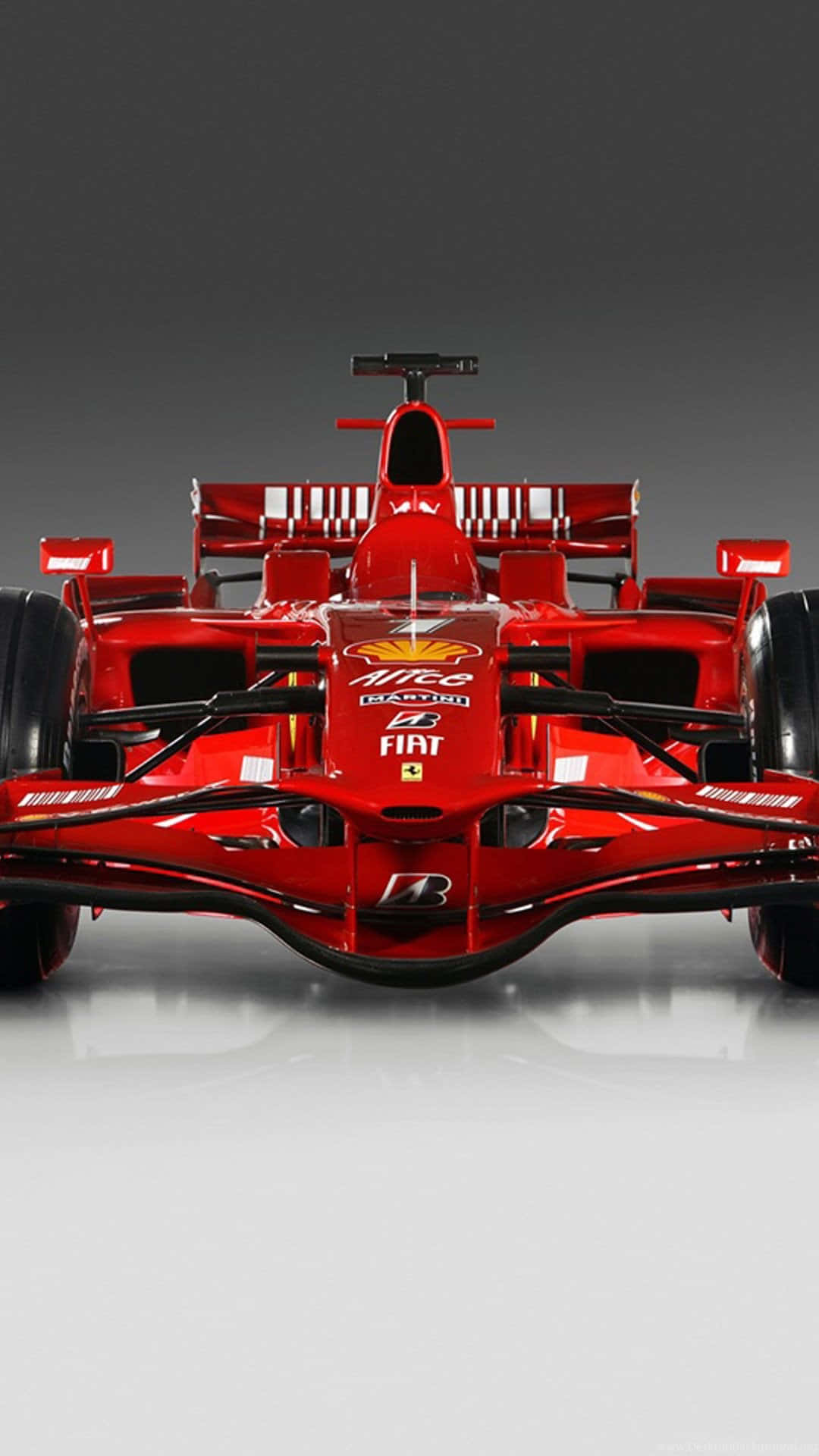 Ferrari F1 Racing Car Front View Wallpaper