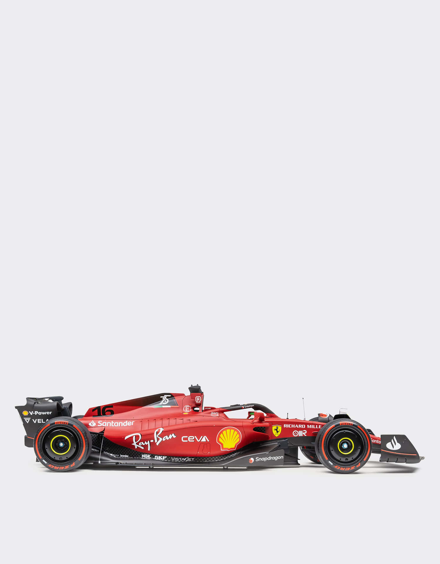 Ferrari F1 Racing Car Profile Wallpaper