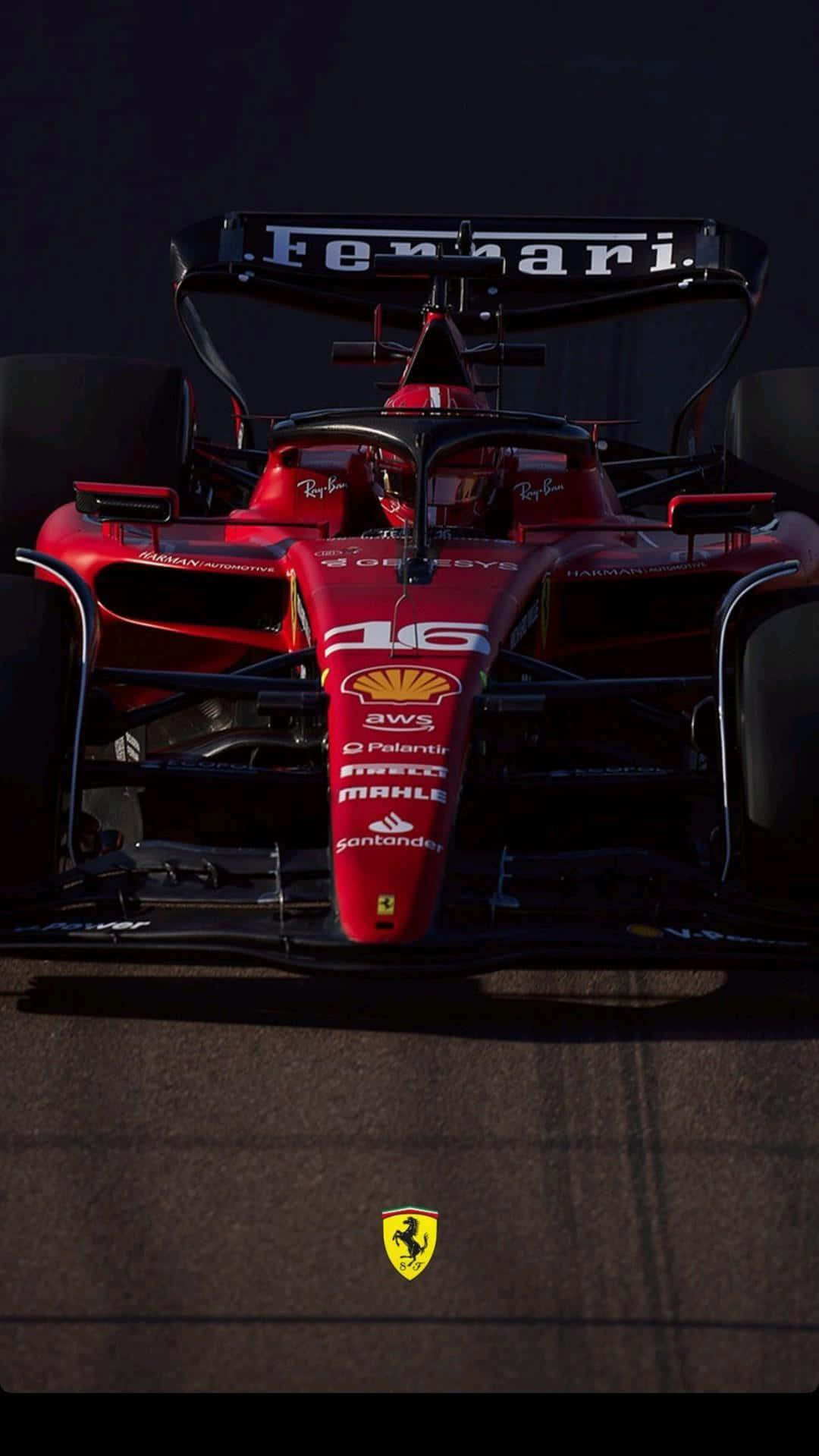 Ferrari F1 Racing Car Rear View Wallpaper