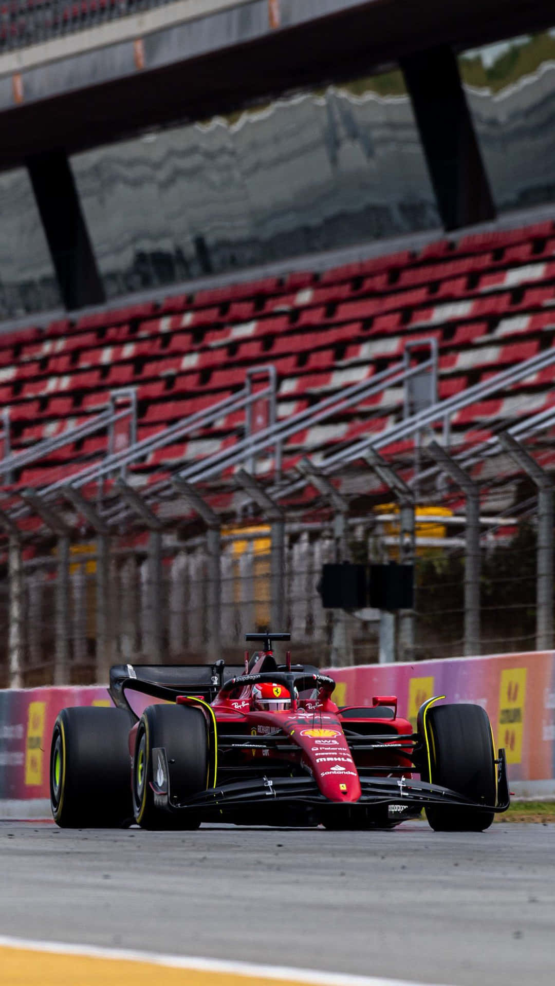 Ferrari F1 Racingon Track Wallpaper