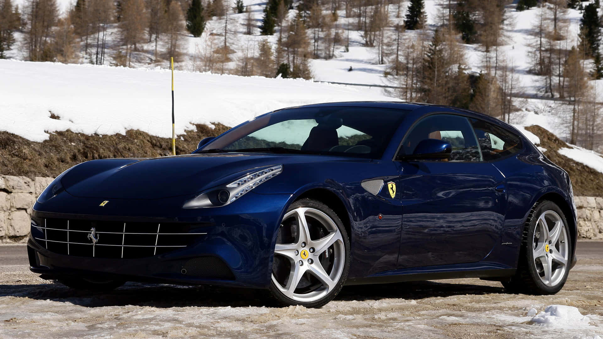 Stunning Ferrari FF showcasing its power and elegance Wallpaper