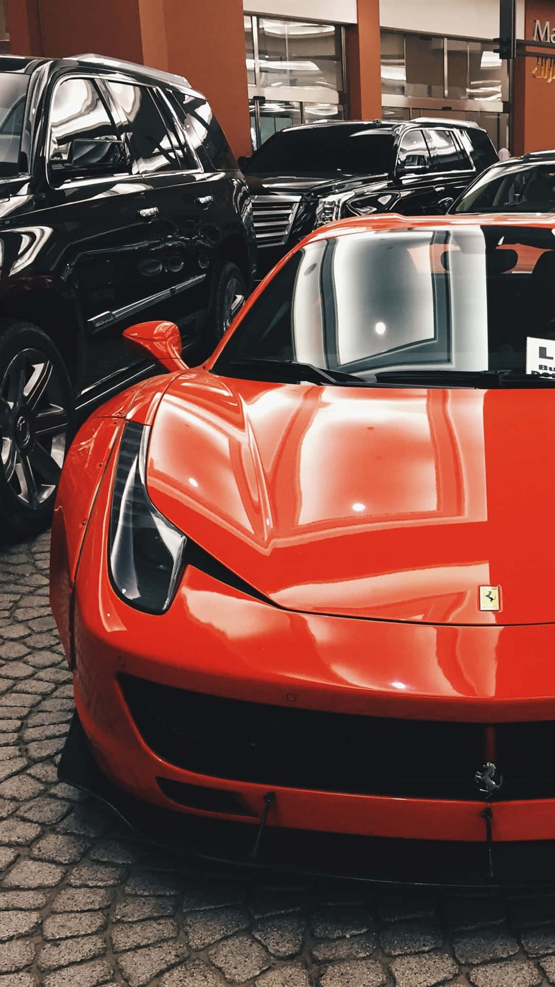 Desbloqueandoun Mundo De Velocidad Y Diseño Con El Nuevo Ferrari Iphone X. Fondo de pantalla