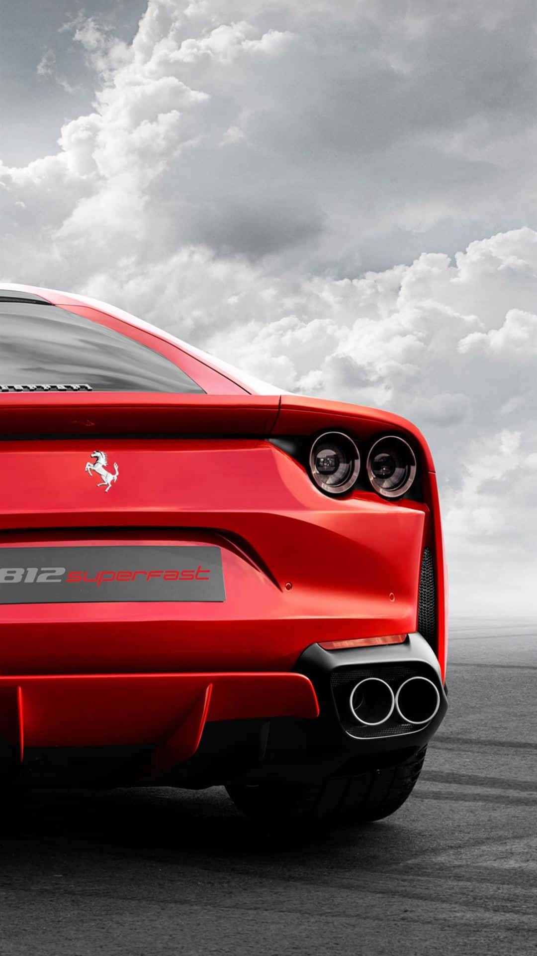 Få buldrende fart til din X med en Ferrari-stil. Wallpaper