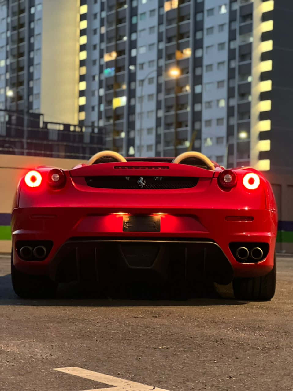 !Den seneste Ferrari Iphone X - Hold dig opdateret med luksus! Wallpaper