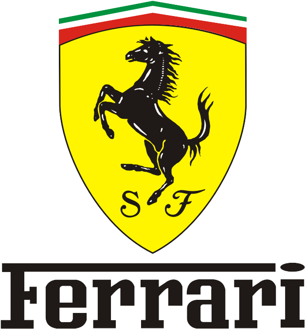 Ferrari Logowith Prancing Horse PNG
