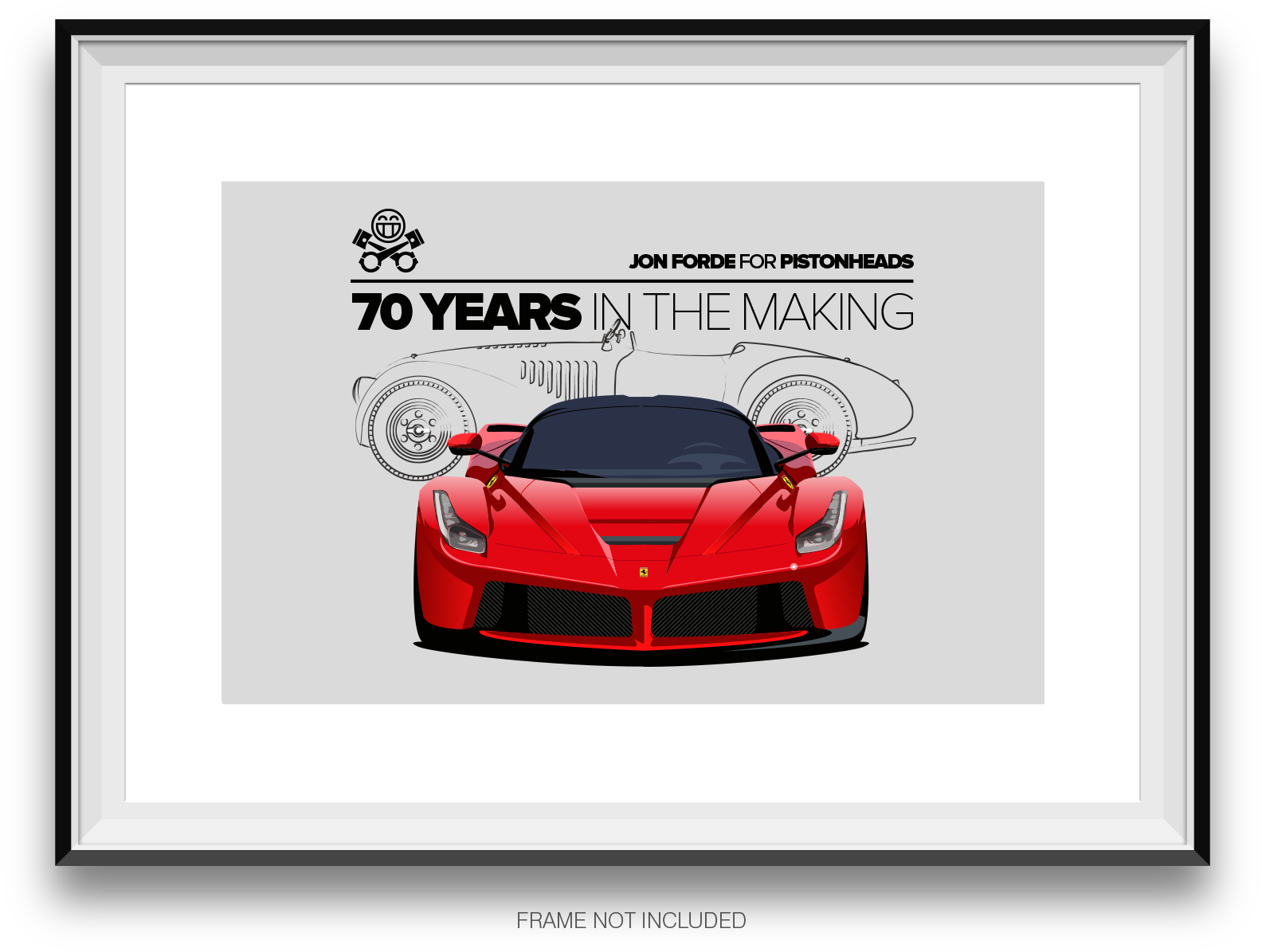 Ferrari70 Years In The Making Artwork PNG