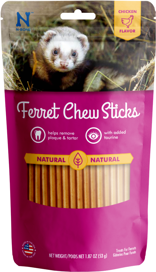 Ferret Chew Sticks Chicken Flavor Package PNG