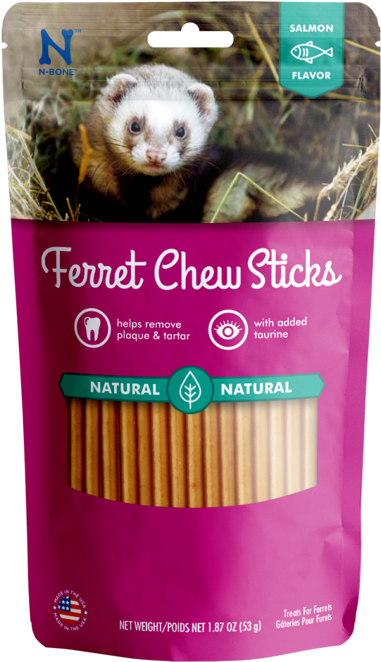Ferret Chew Sticks Salmon Flavor Packaging PNG