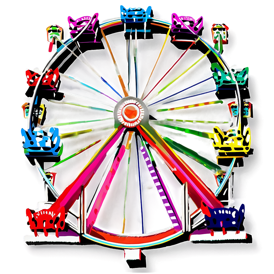 Ferris Wheel D PNG