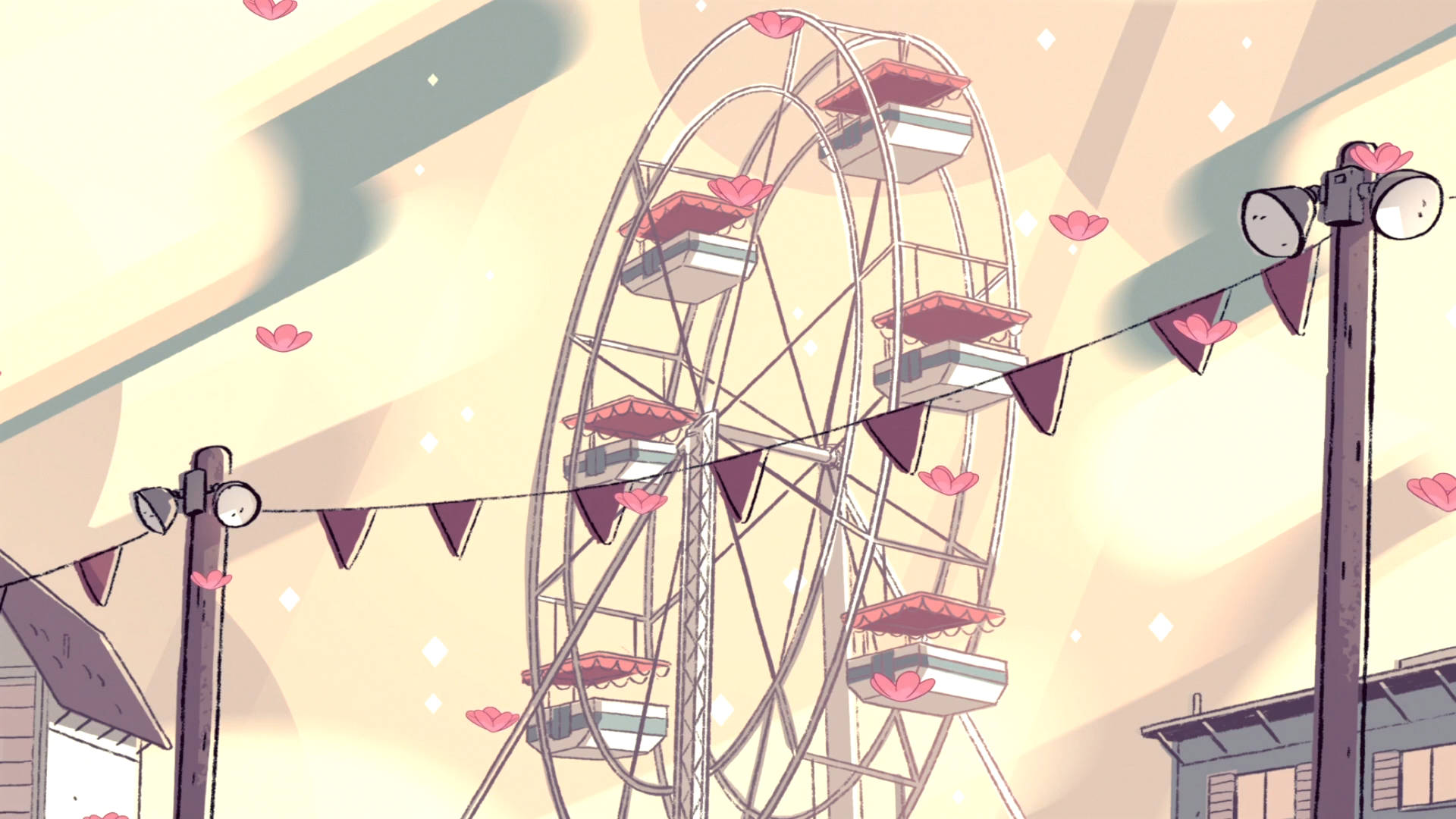Ferris Wheel From Steven Universe Ipad Background
