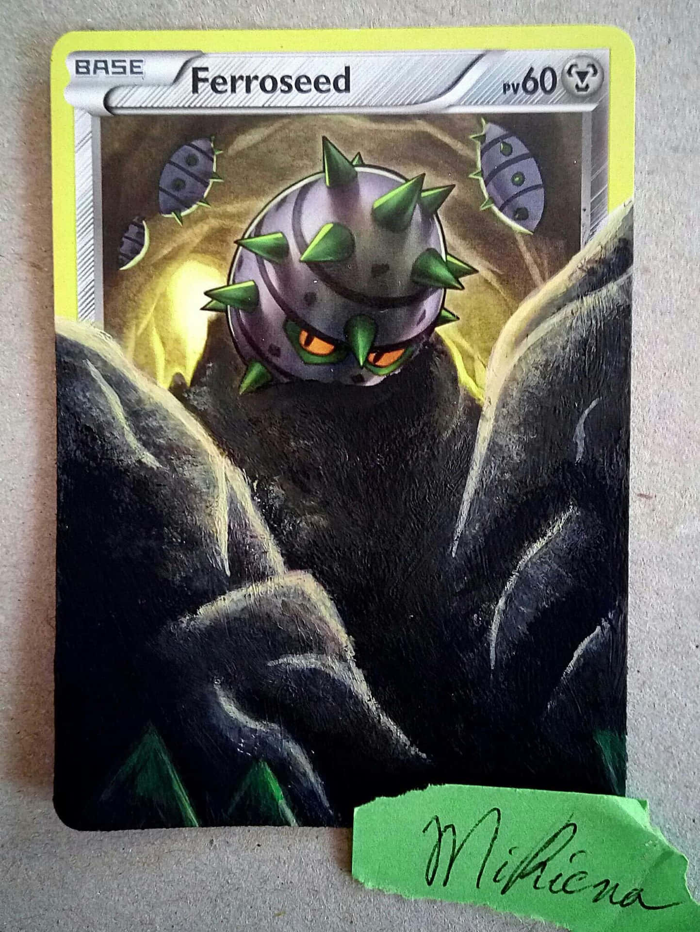 Ferroseed Pokemon Card Wallpaper