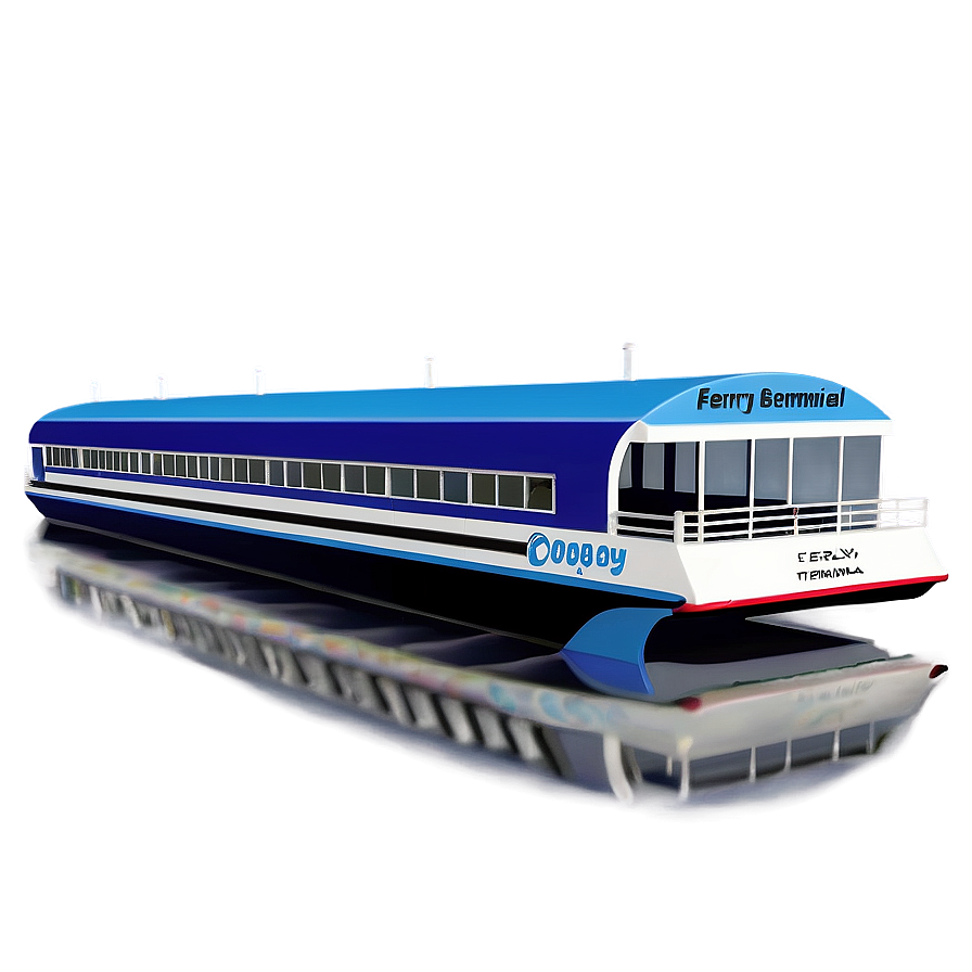 Ferry Terminal Graphic Png 06252024 PNG
