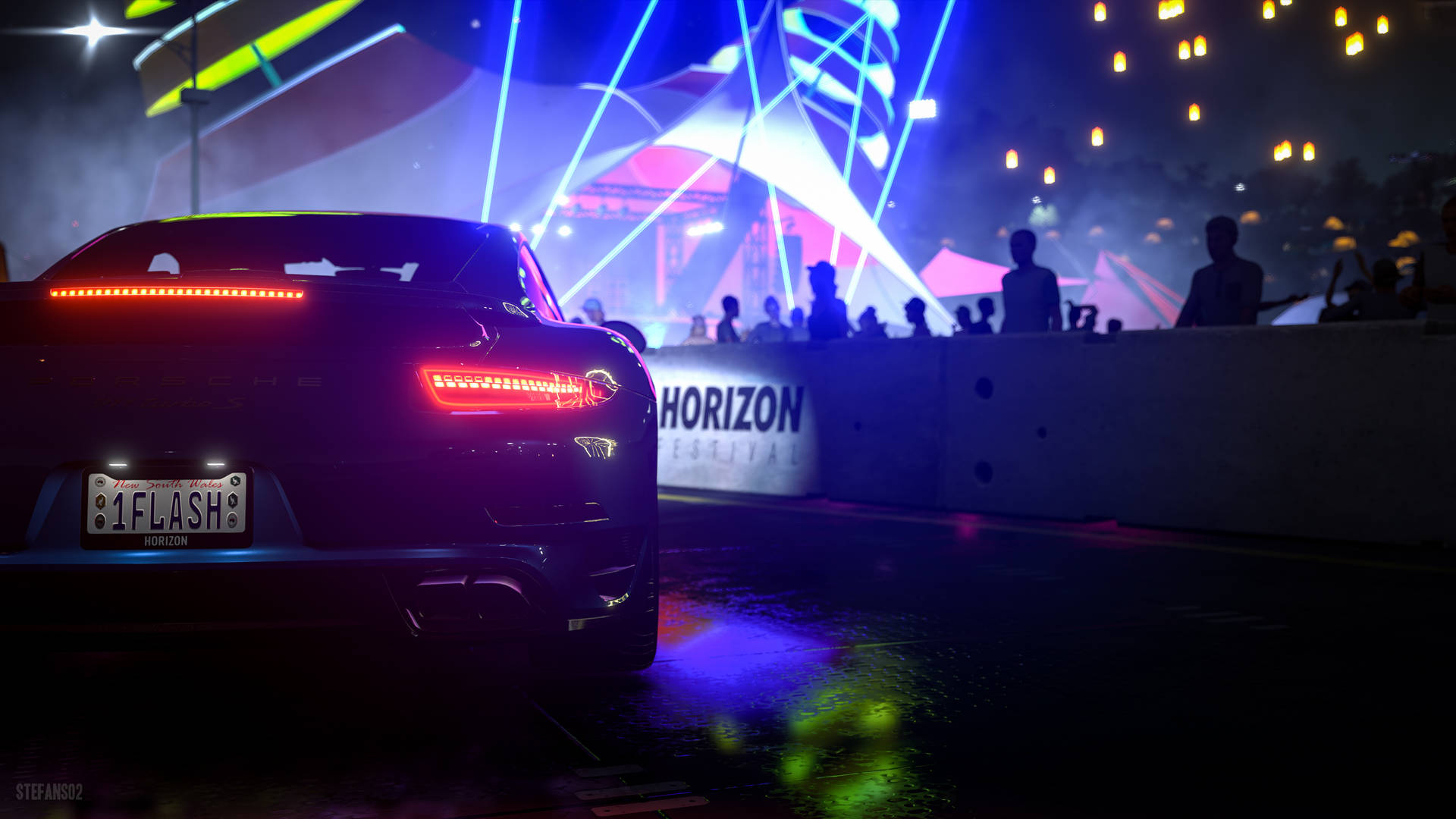 Festivalparkering Forza Horizon 3. Wallpaper