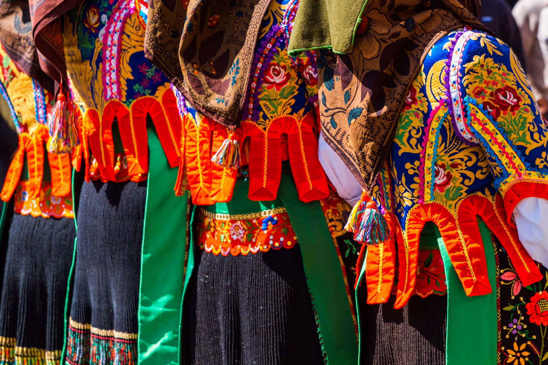 Festival Traditional Dresses Wallpaper