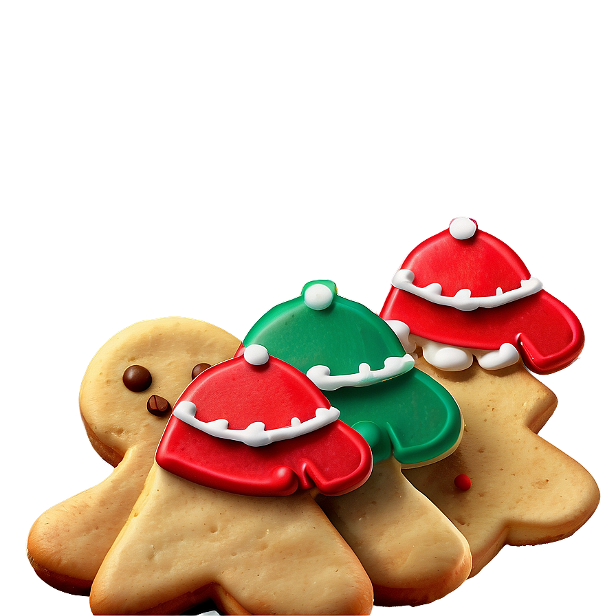 Festive Christmas Cookie Decoration Png Isl PNG