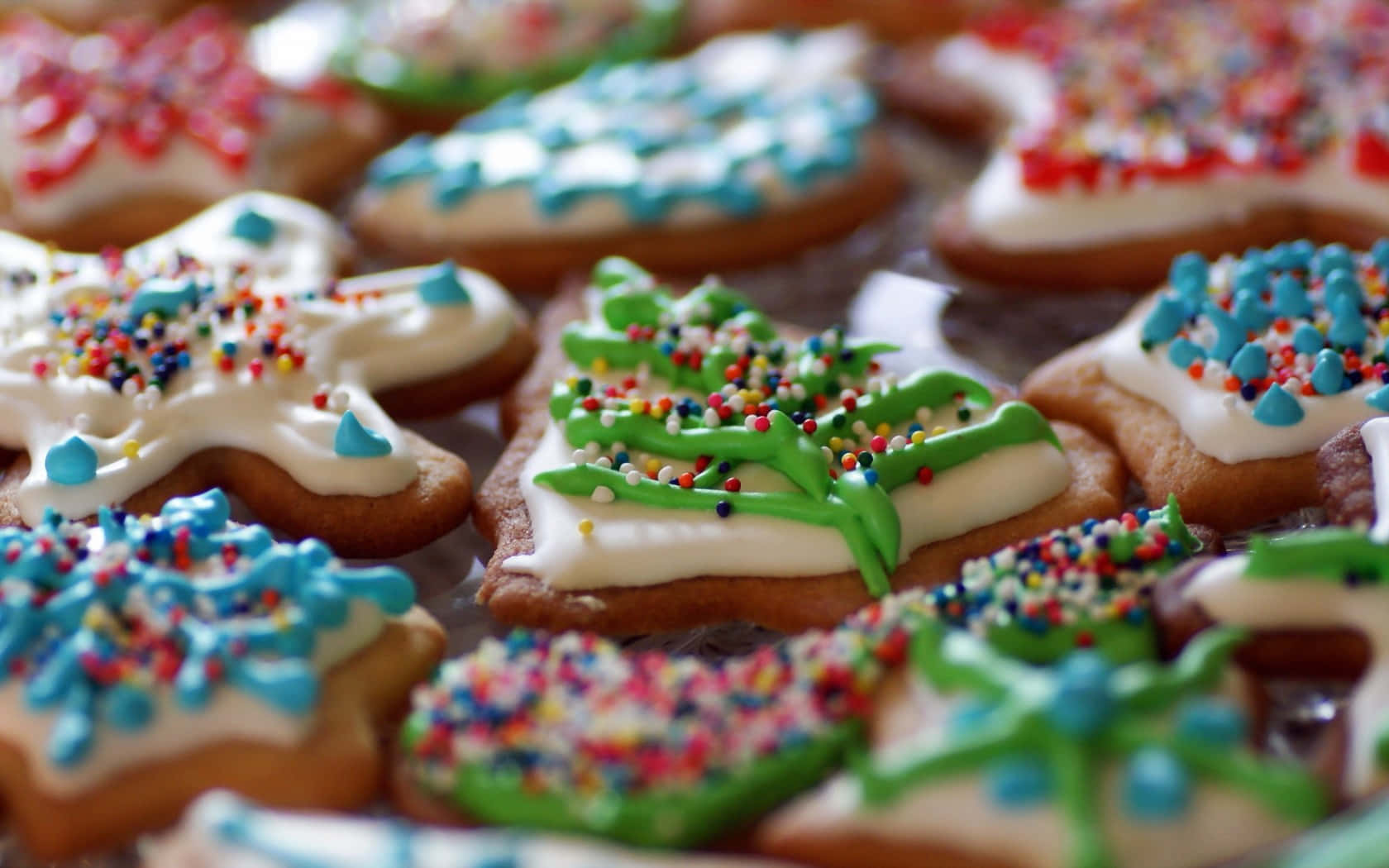 Assortiment De Biscuits De Noël Festifs Fond d'écran