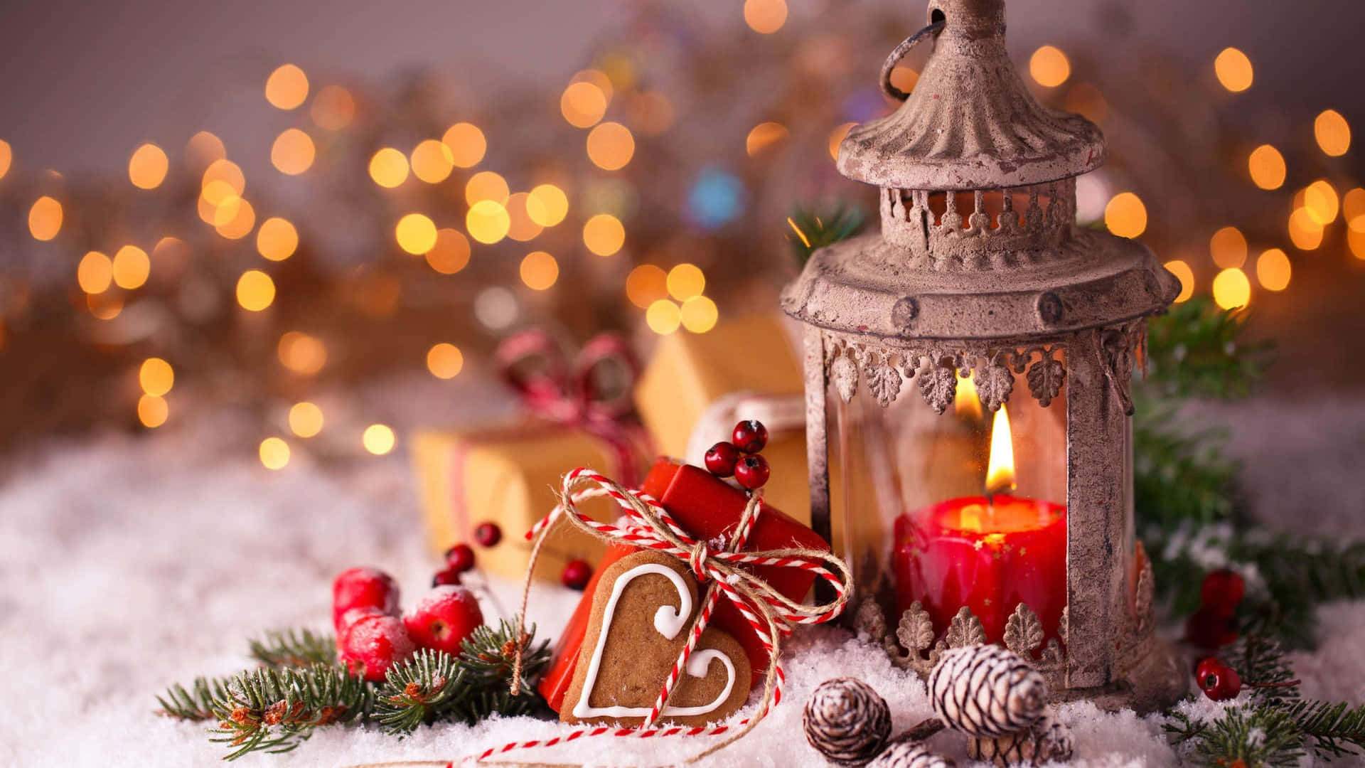 Festive_ Christmas_ Lantern_and_ Decorations.jpg Wallpaper