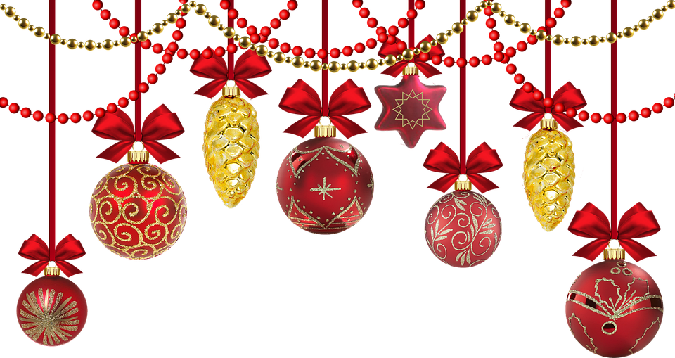 Festive Christmas Ornaments Decoration PNG
