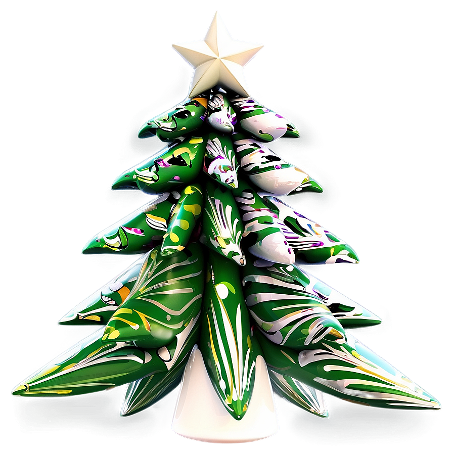 Festive Christmas Tree Png Dua PNG