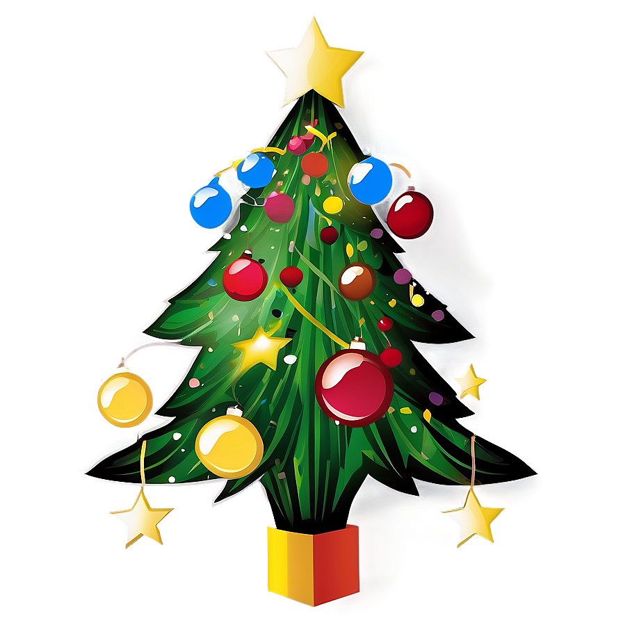 Festive Christmas Tree Transparent Png 87 PNG