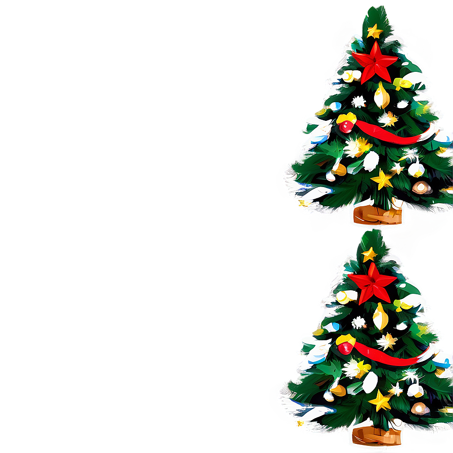 Festive Christmas Tree Transparent Png Xuw PNG