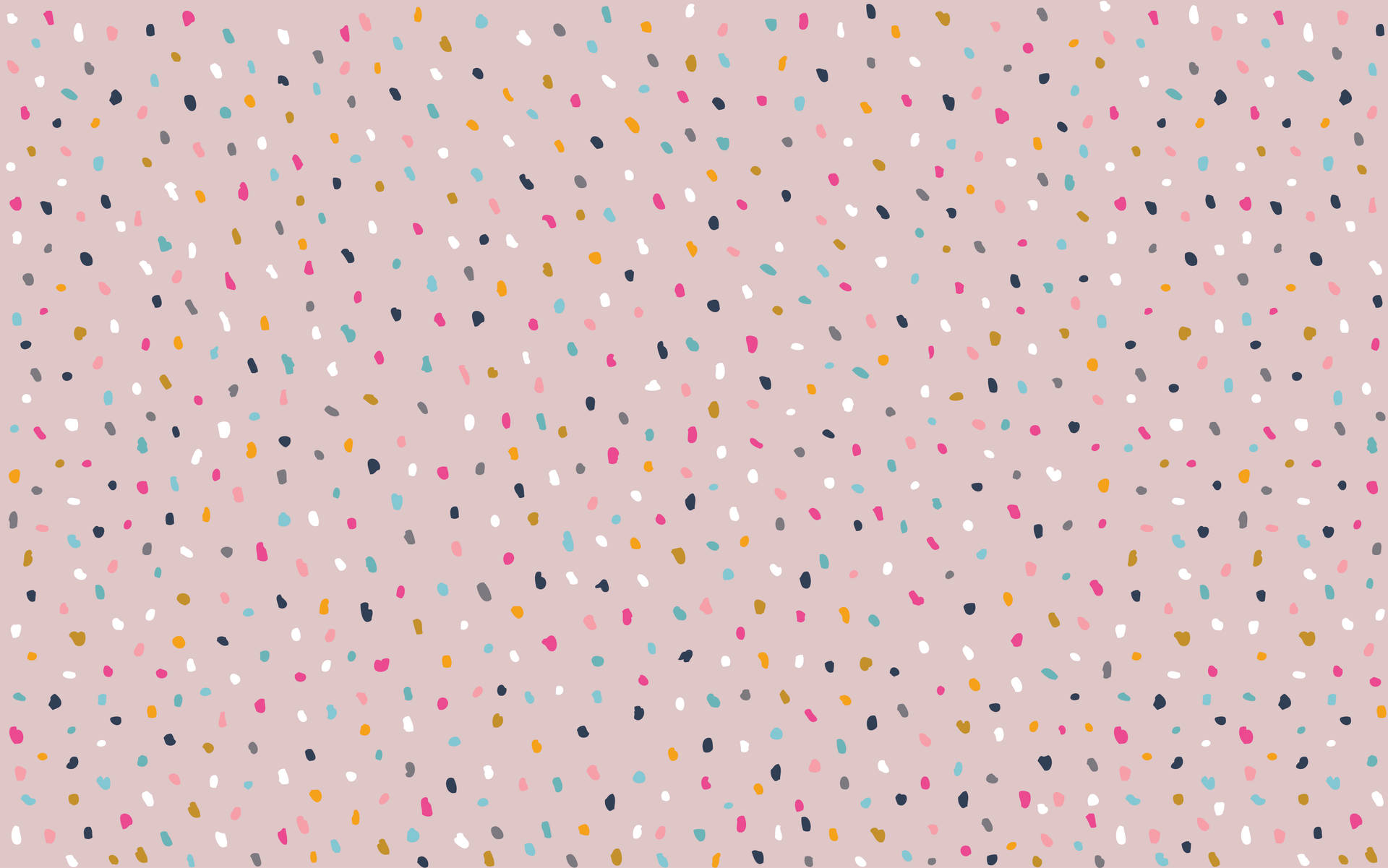 Festive Confetti Pastel Desktop Wallpaper
