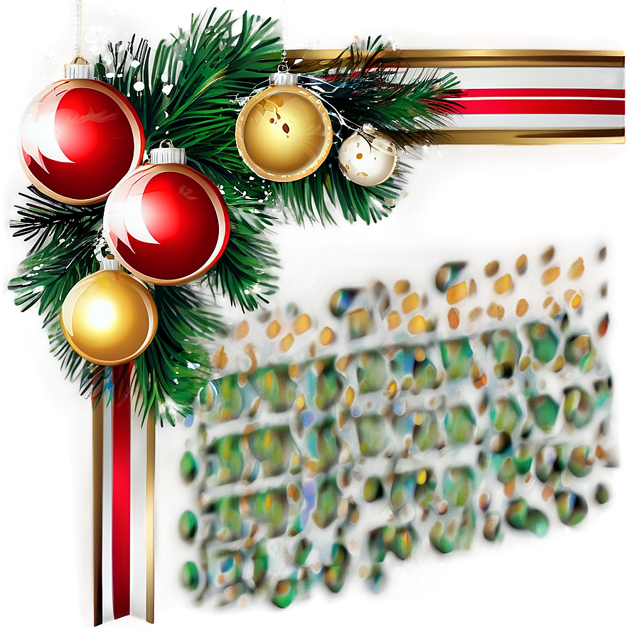 Festive Corner Vector Decorations Png Uwm PNG