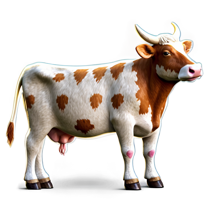 Festive Cow Png 05032024 PNG