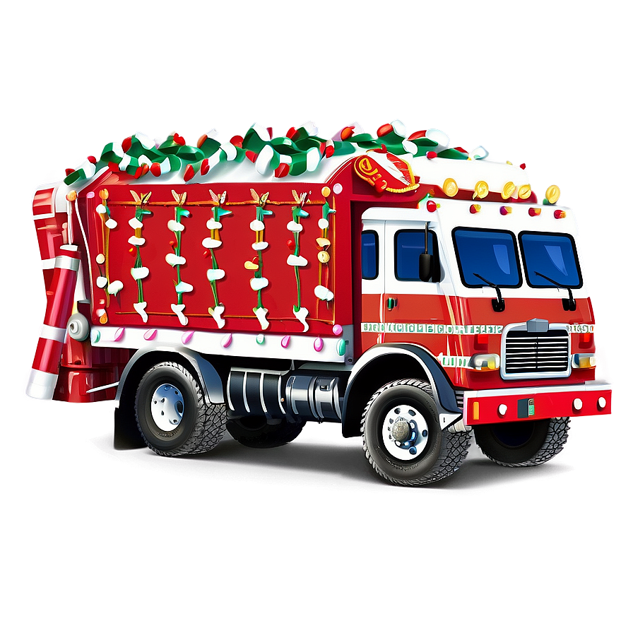 Festive Garbage Truck Png 39 PNG