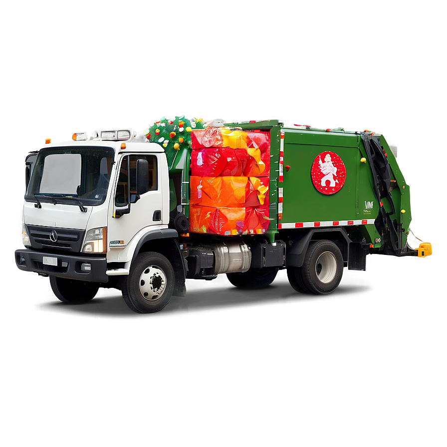 Festive Garbage Truck Png Xot PNG