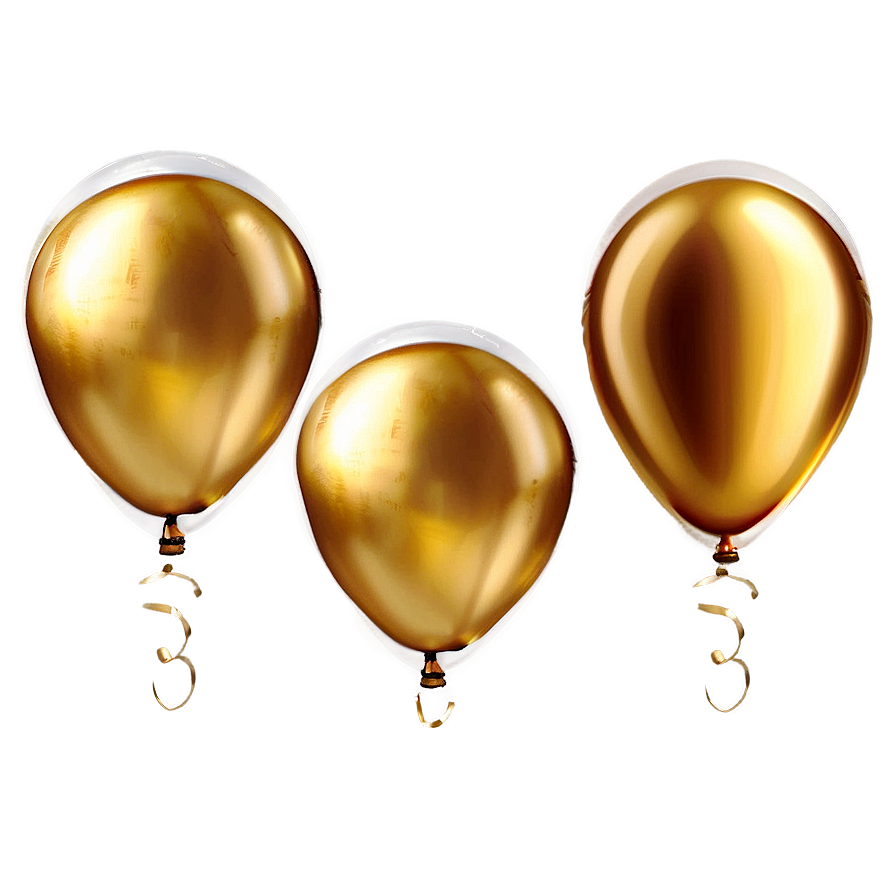 Download Festive Gold Balloons Png Gty