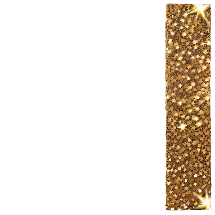 Festive Gold Sparkle Banner Png Tnl98 PNG