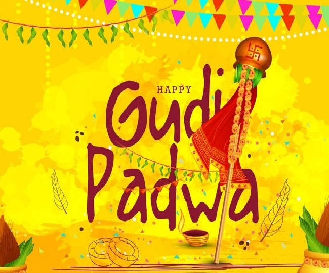 Festligoch Glad Gudi Padwa-gul Skrivbordsbakgrund. Wallpaper