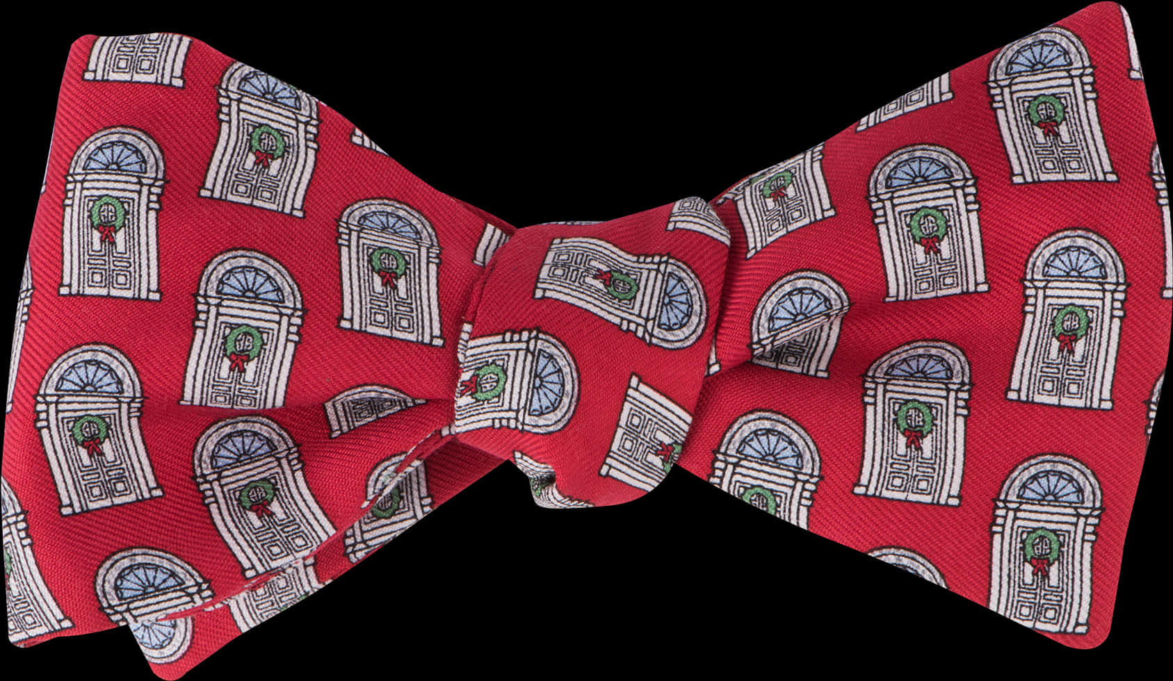 Festive Holiday Bow Tie PNG