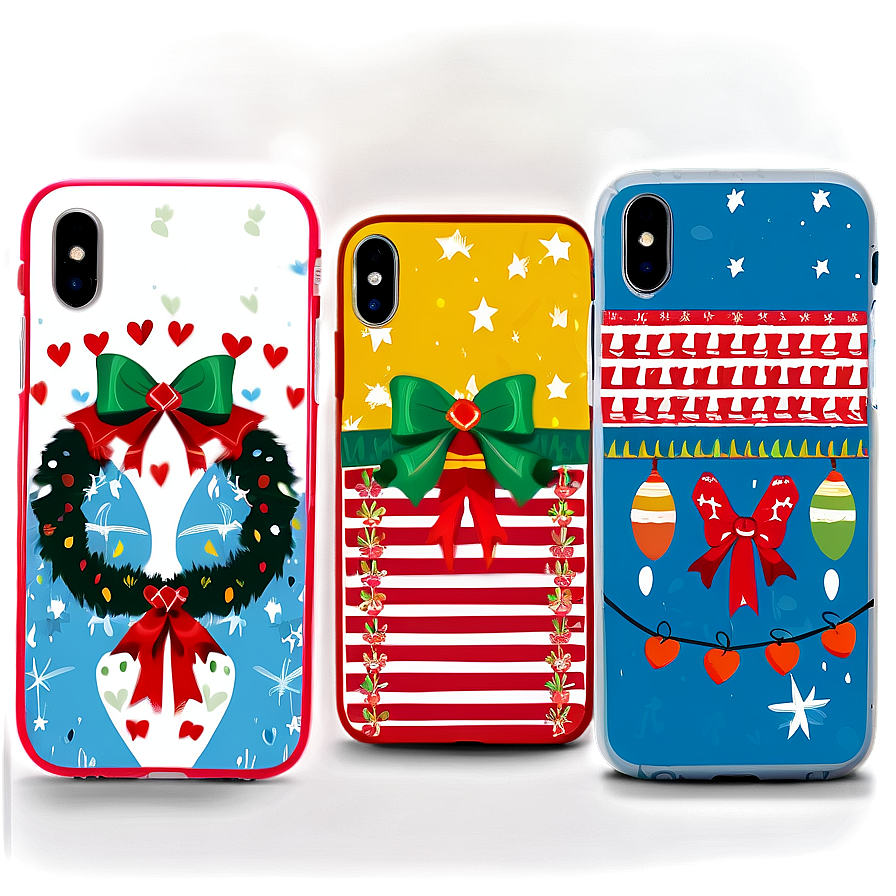 Festive Holiday Phone Case Png Dii21 PNG