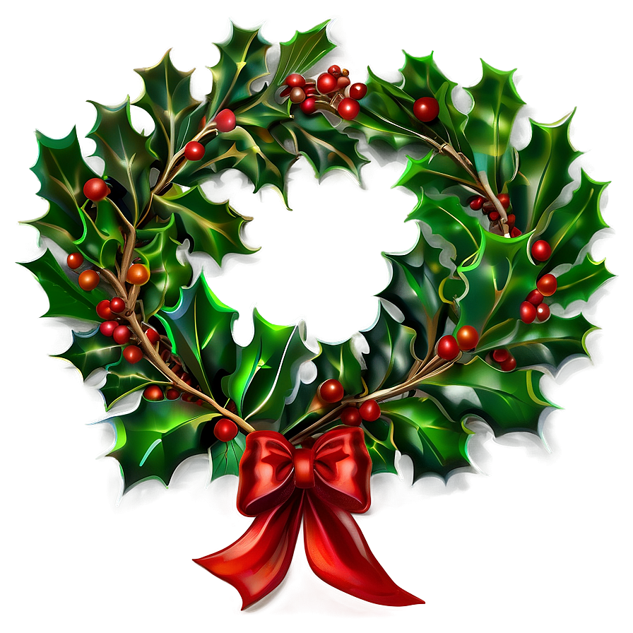 Festive Holly Png 1 PNG