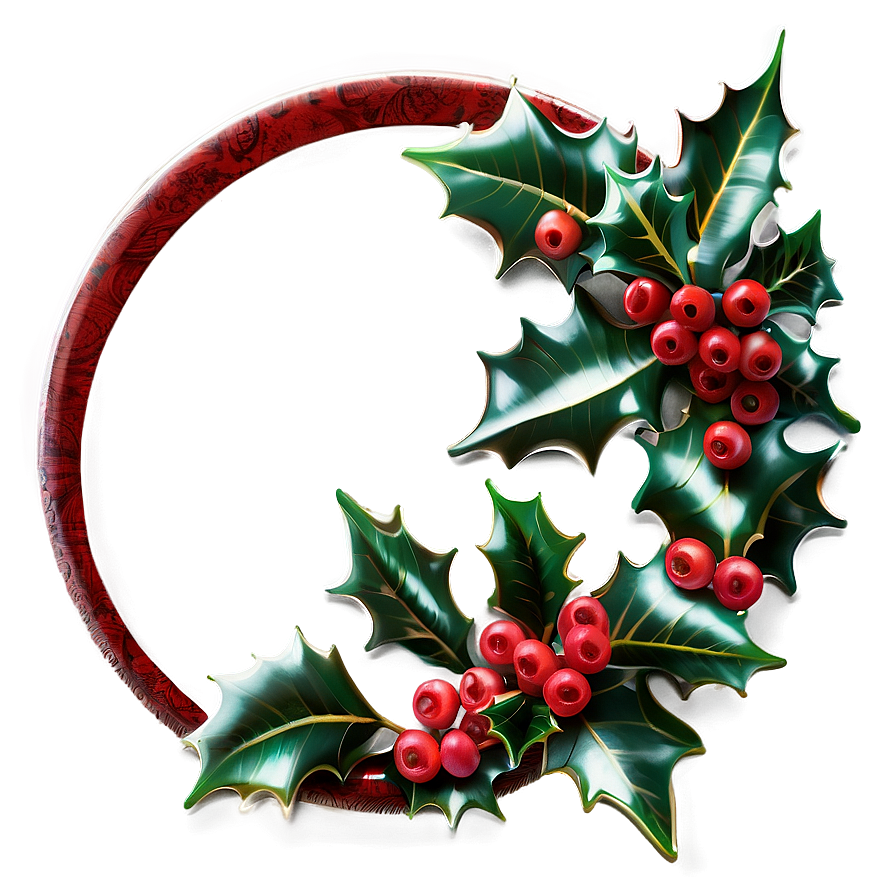 Festive Holly Png 22 PNG