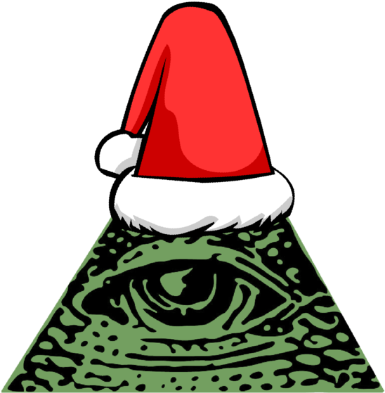Festive Illuminati Eye PNG