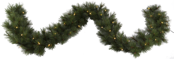 Festive Lighted Garland PNG