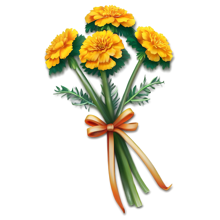 Festive Marigolds Png Ita PNG