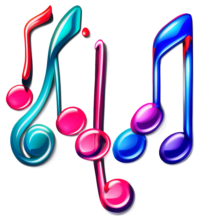 Download Festive Music Note Decoration Png 06122024 | Wallpapers.com