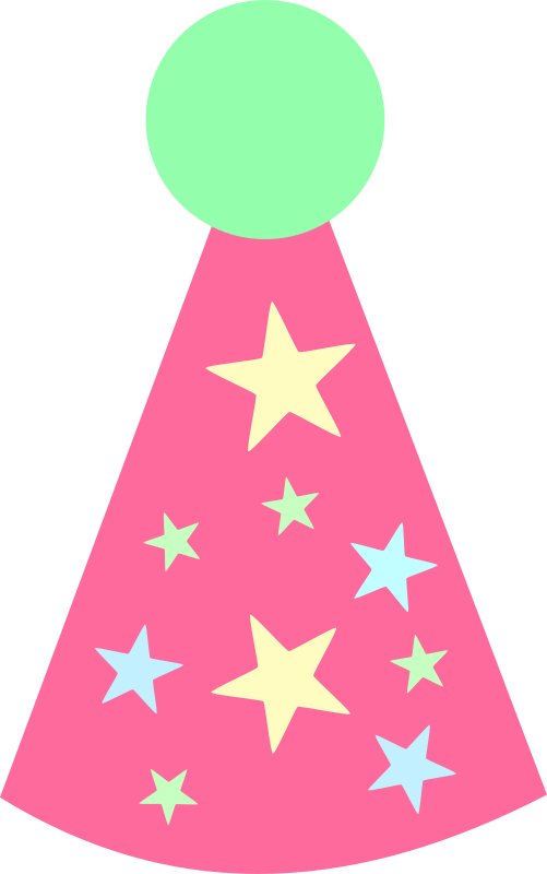 Festive New Year Party Hat PNG