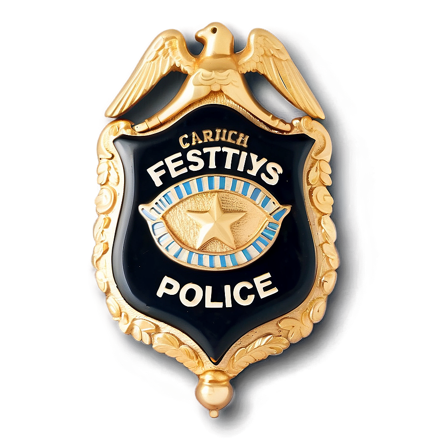 Festive Police Badge Png Cgh56 PNG