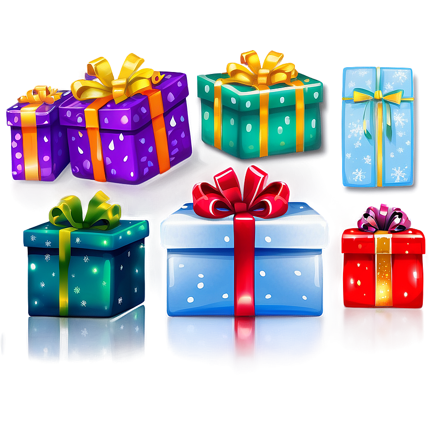 Festive Presents Collection Png Yeq PNG