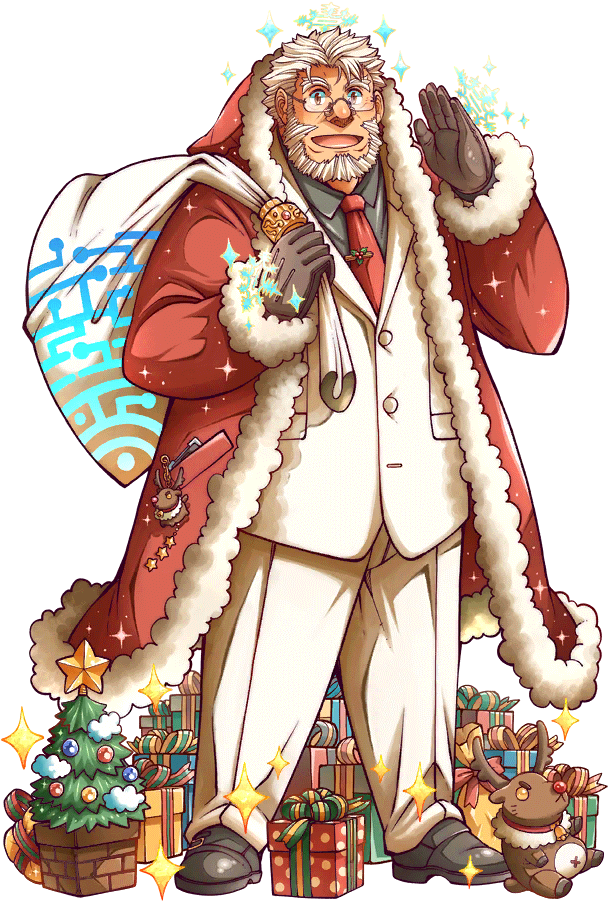 Festive Professor Character Illustration PNG