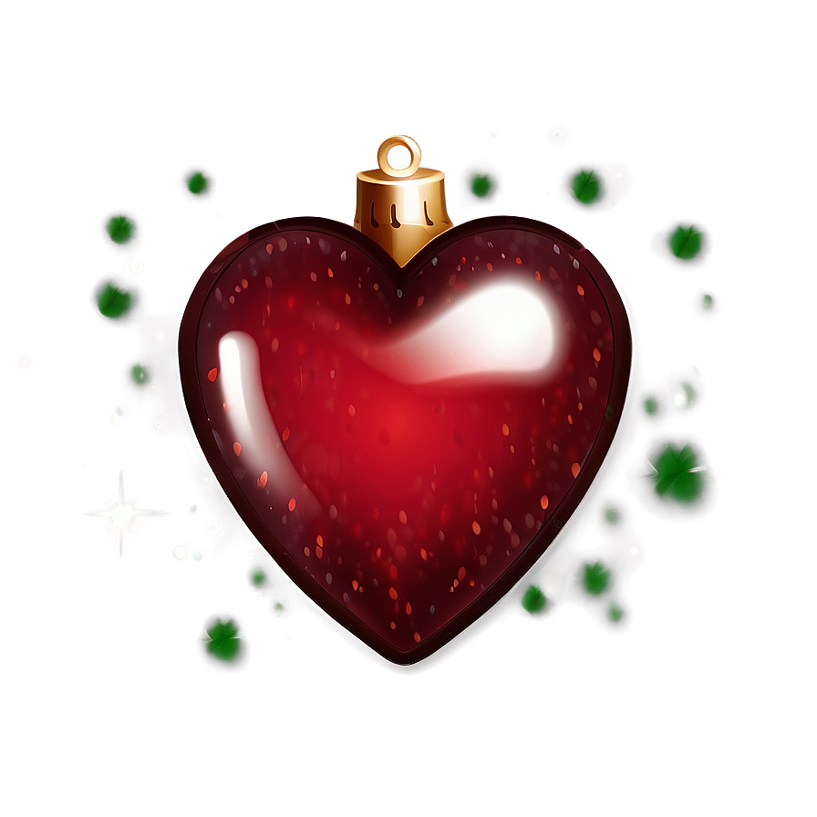 Festive Red Heart Emoji Png 06262024 PNG